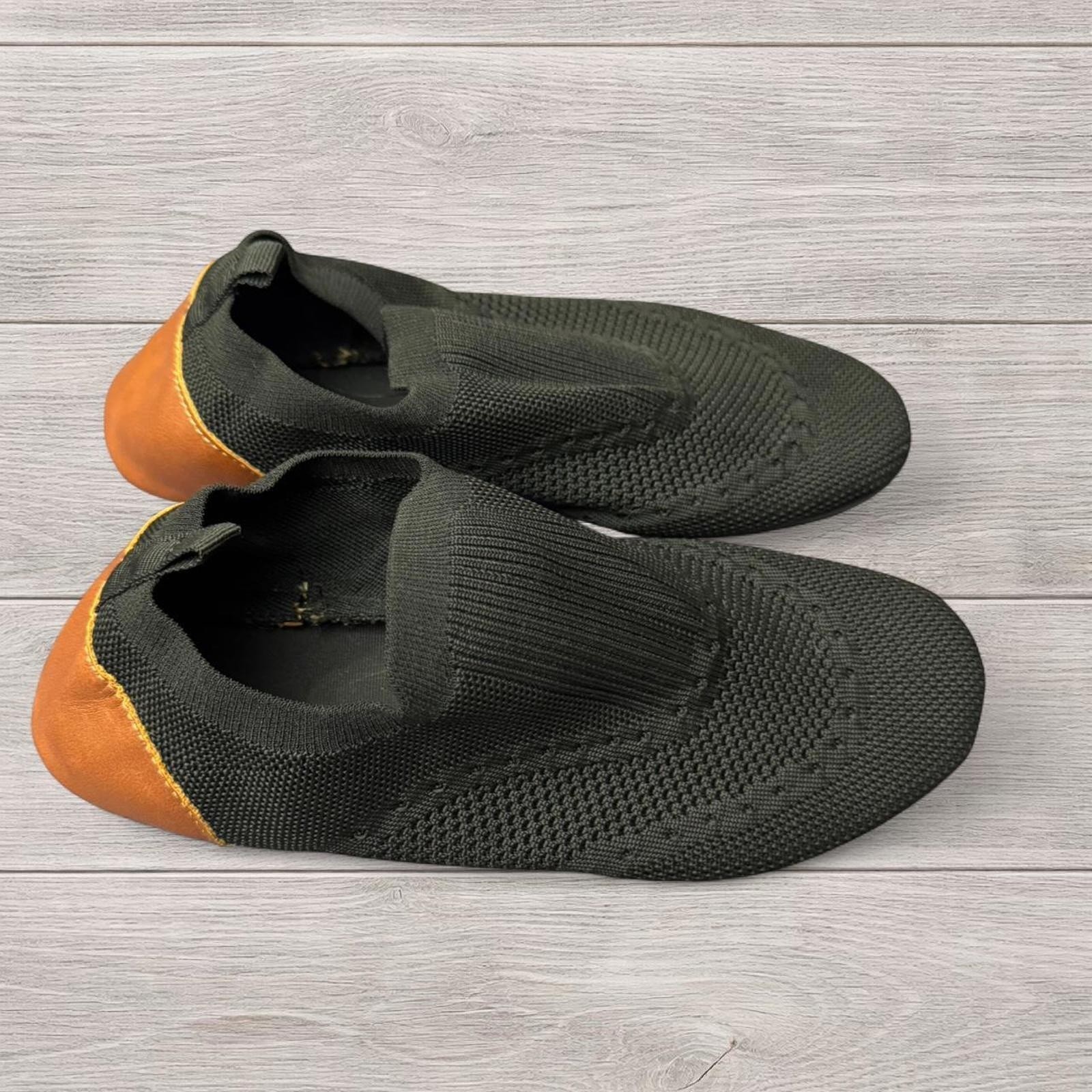 AEFE Black Minimal Slip On Shoes Womens Lightweight Comfort Casual Coastal Sz 10