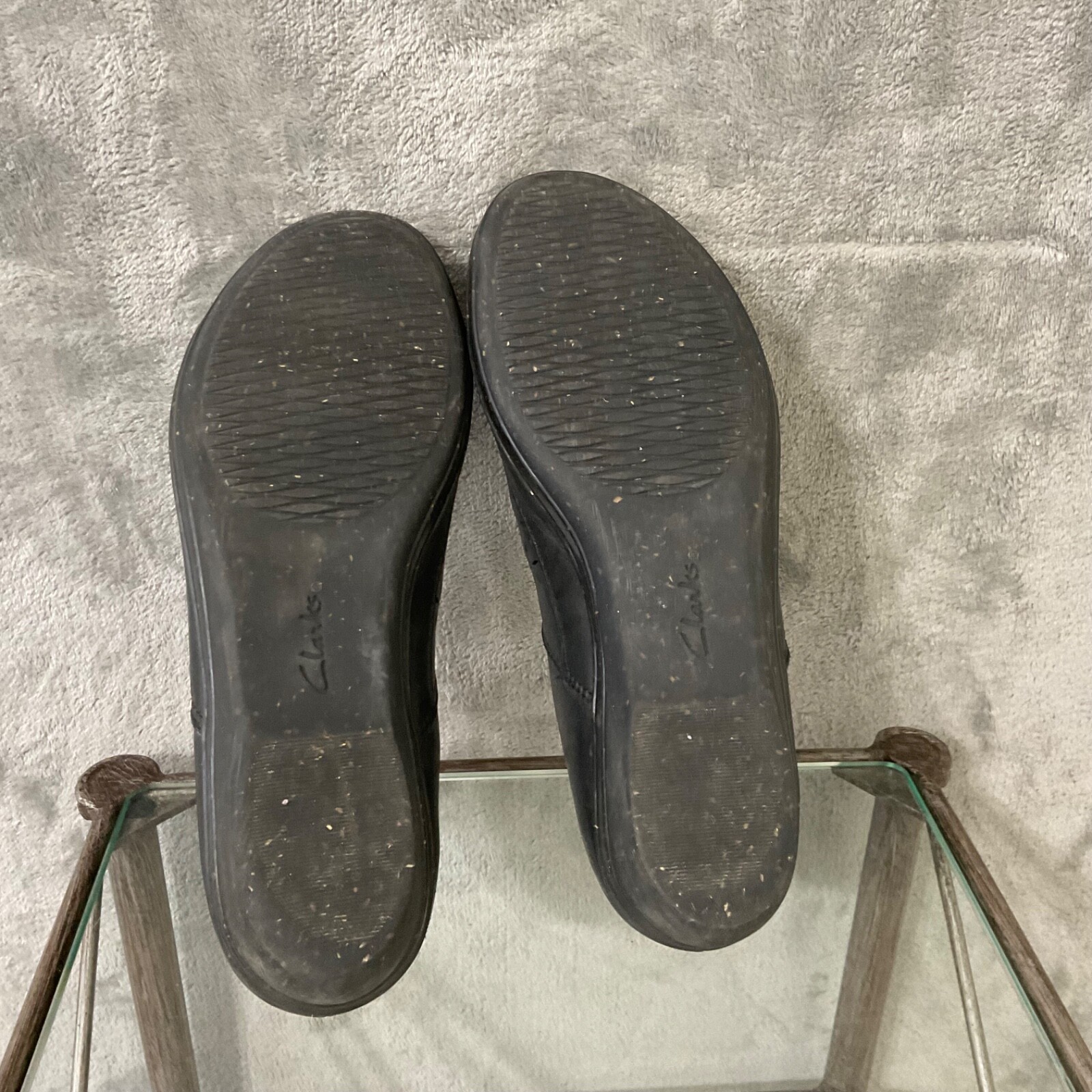 Clark’s Collection slip on clog loafers comfort shoes Women’s 8 M Black career
