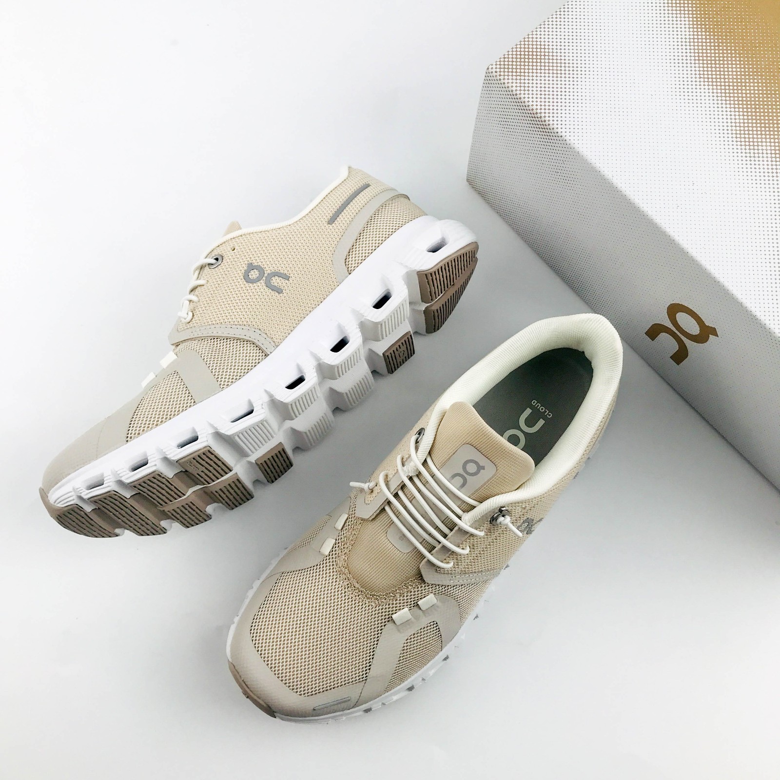 ON Cloud 6 Pearl/Cream 3WF10060755 Women’s Athletic Cushioned Sneakers US 6-9