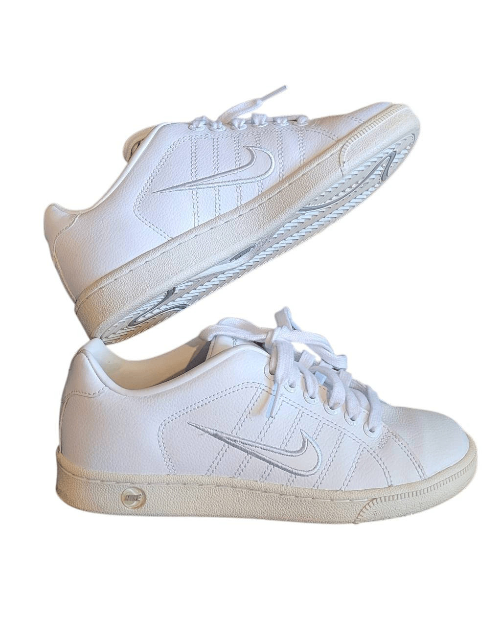 Nike Sneakers Women’s 7 White Court Tradition 2 Leather Tennis Casual Fashion