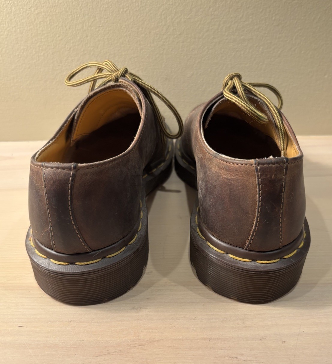 Doc Martens Walking Hiking Brown Leather Shoes US Womens 7, Mens 6