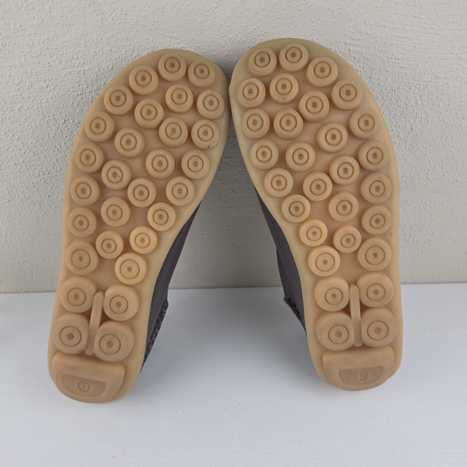 Venus Celia Loafer Wmns Brown Leather Comfort Walking Flat Shoe US 11.5 EU 42
