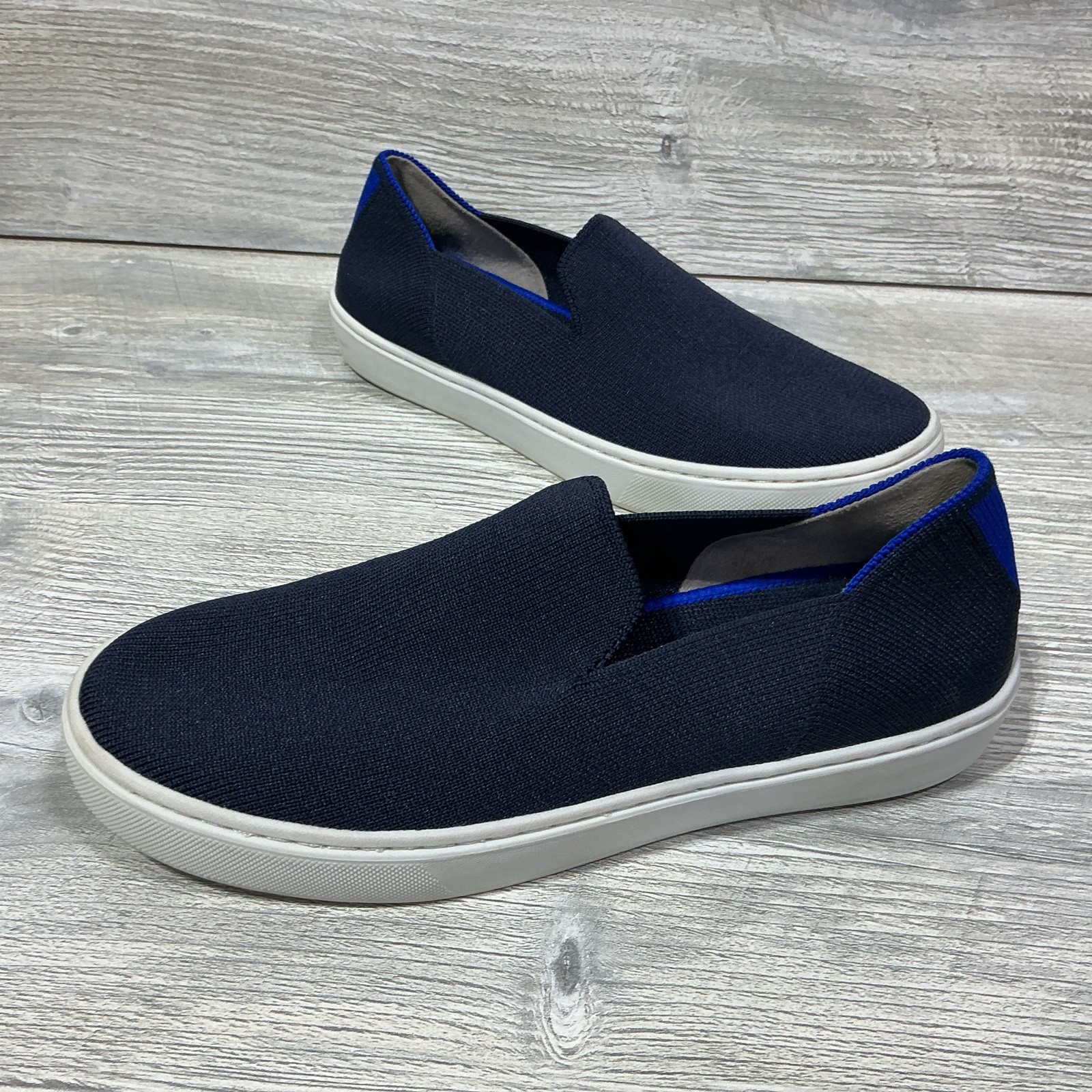 Rothy’s The Original Slip On Sneaker Women’s Casual Shoe Navy Blue Size 6.5