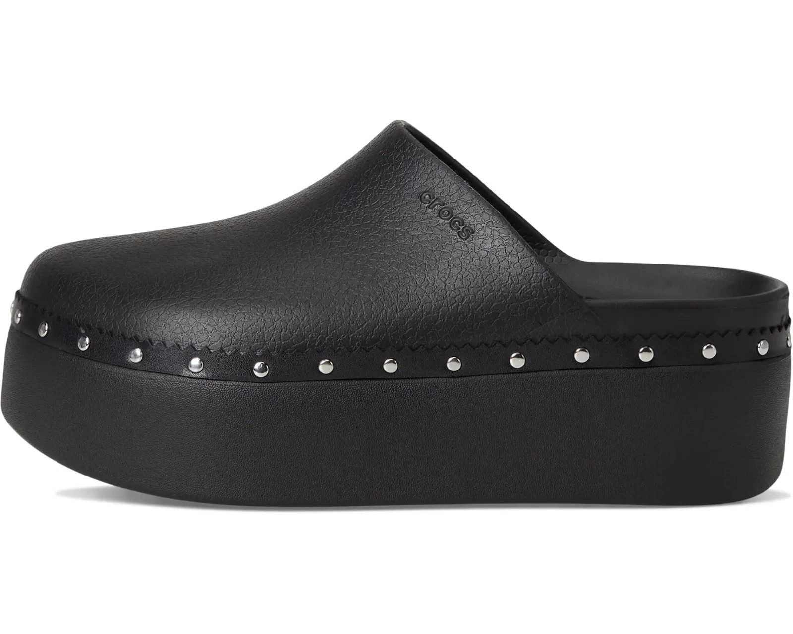 Women’s Crocs Dylan Platform Clog with Studs, Black Studded, NWT, Full Box