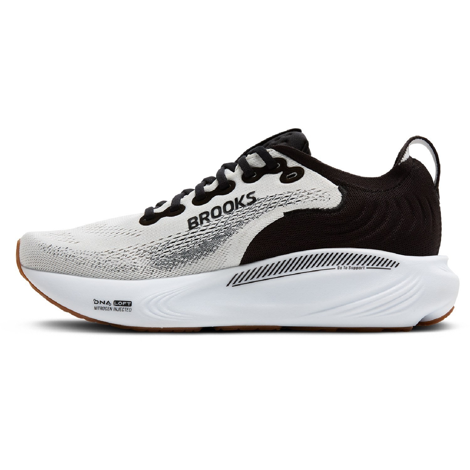 SALE! Brooks Women’s Adrenaline GTS 25 Road-Running Shoes White/Black/White AUTH