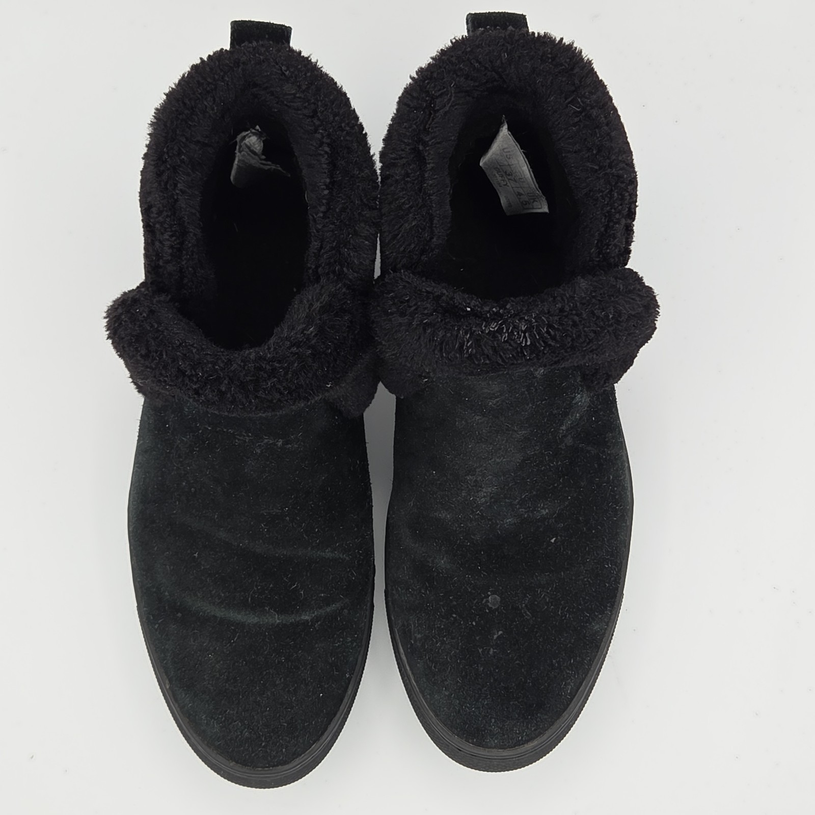 Cougar Duffy Black Suede Winterized Slip-On Sneakers Comfort Shoes Womens 7