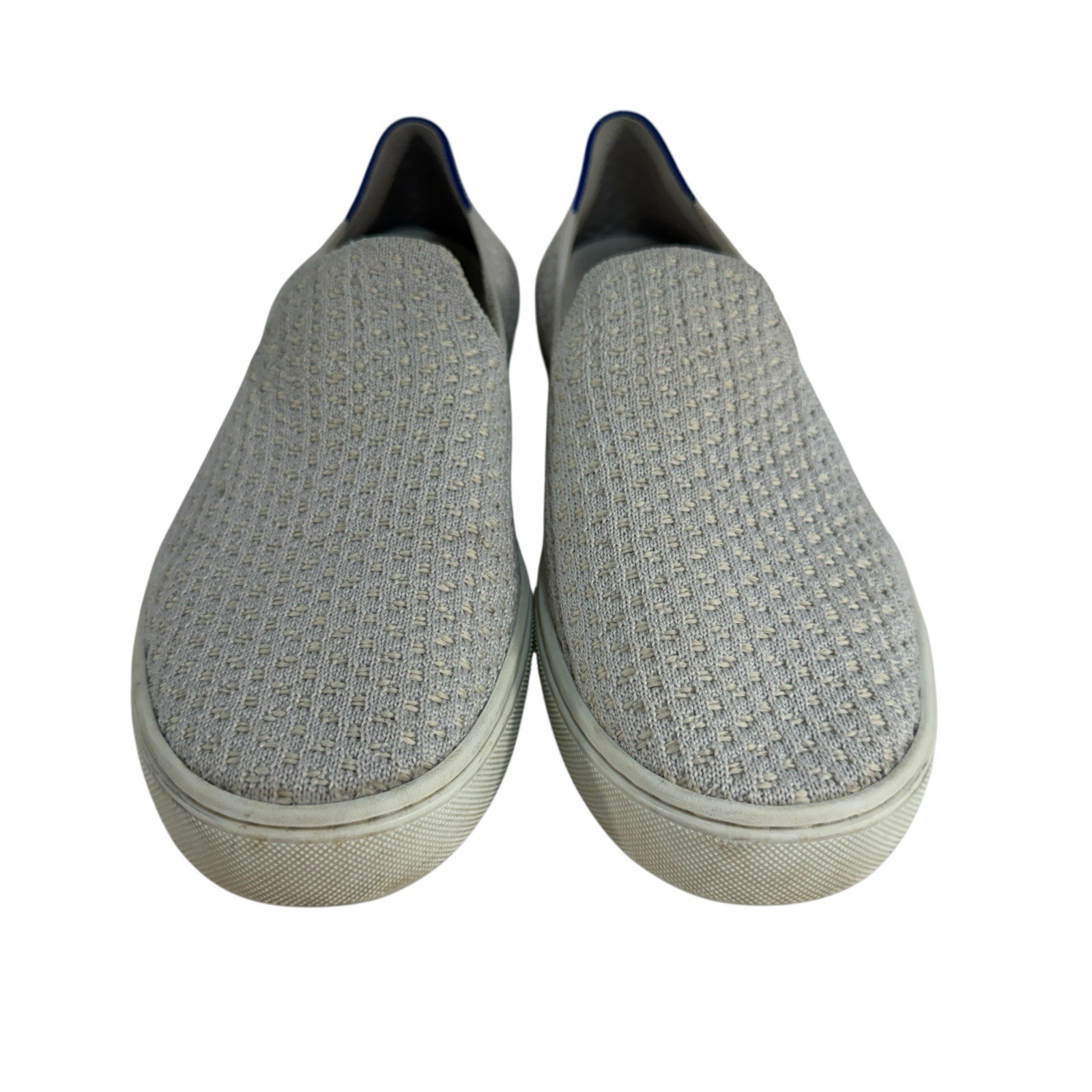 Rothy’s Size 9 The Original Slip On Sneaker Diamond Twill Women’s Gray Shoes