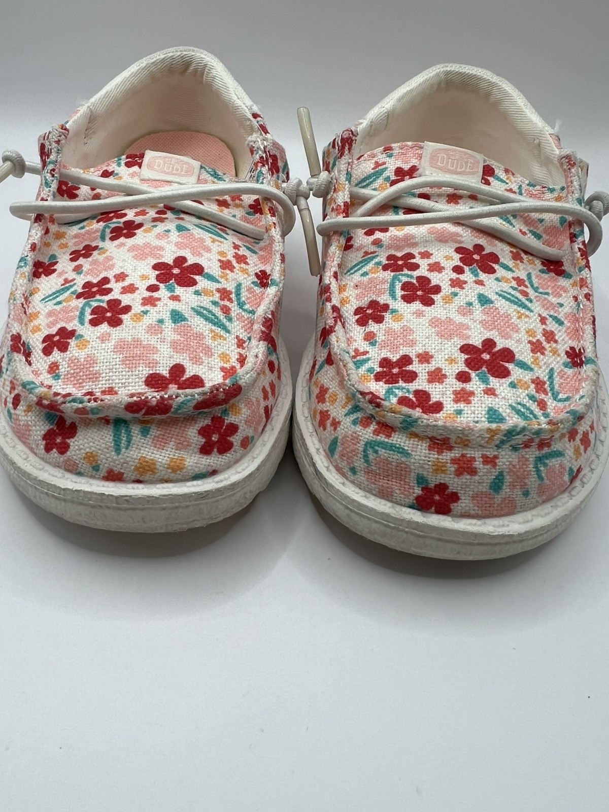 Hey Dude Little Kids Size 10 Cushioned Comfort Shoes Flowers Slip On
