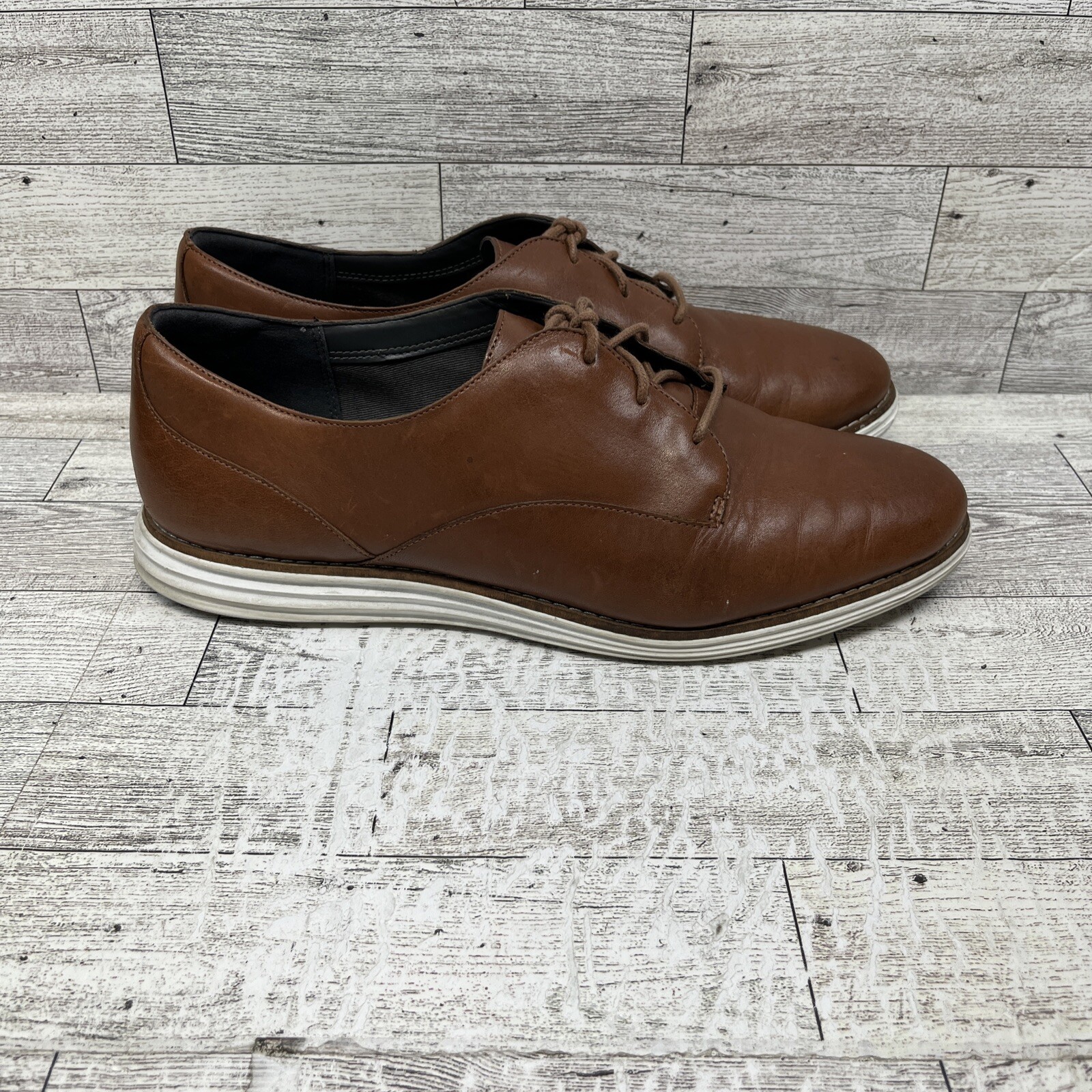 Cole Haan Original Grand Brown Leather Oxford Shoes W15292 Women Size 9.5B