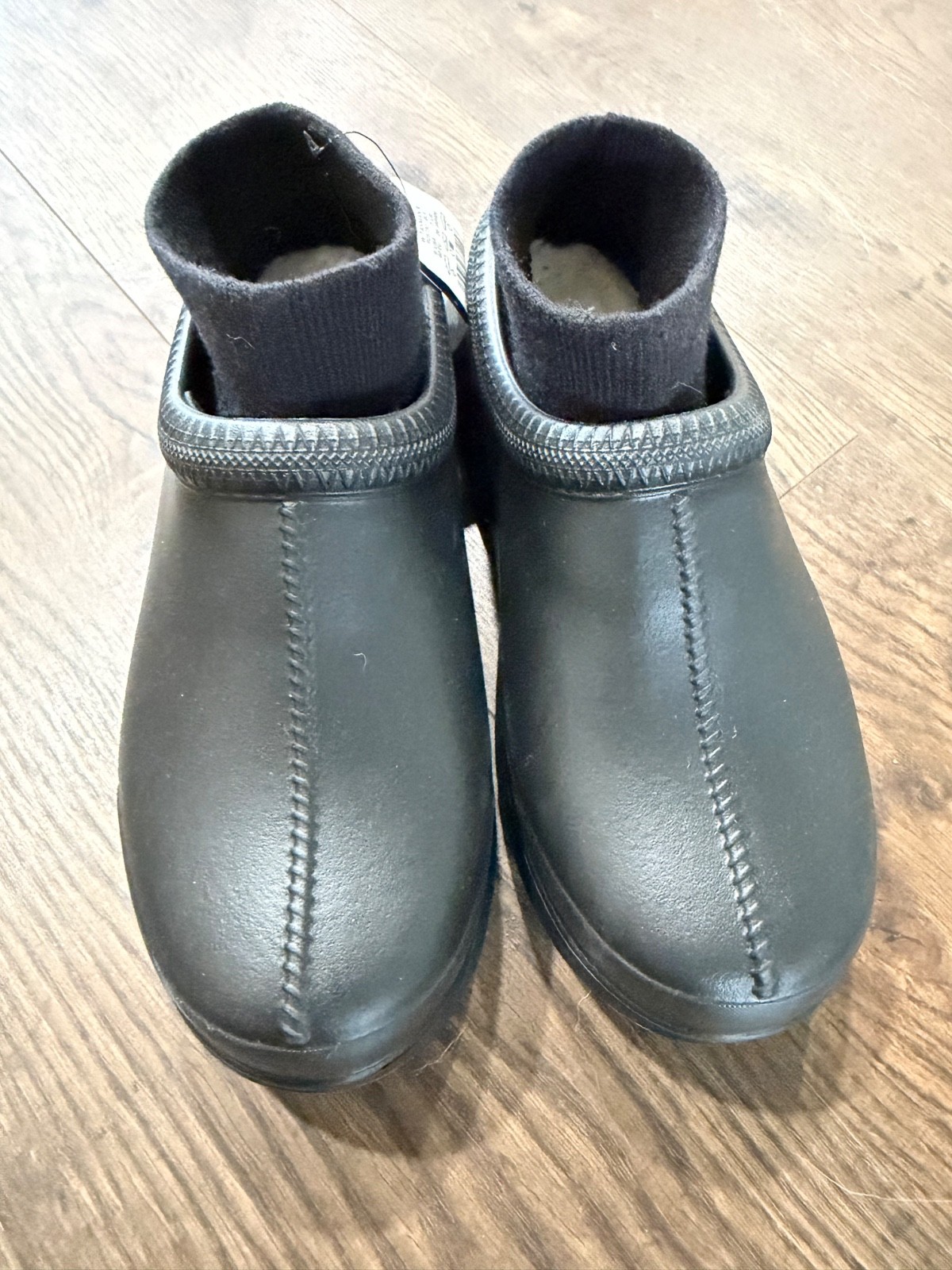 Ugg Tasman X Women’s Size 9 Black Rubber Slip-On Shoes
