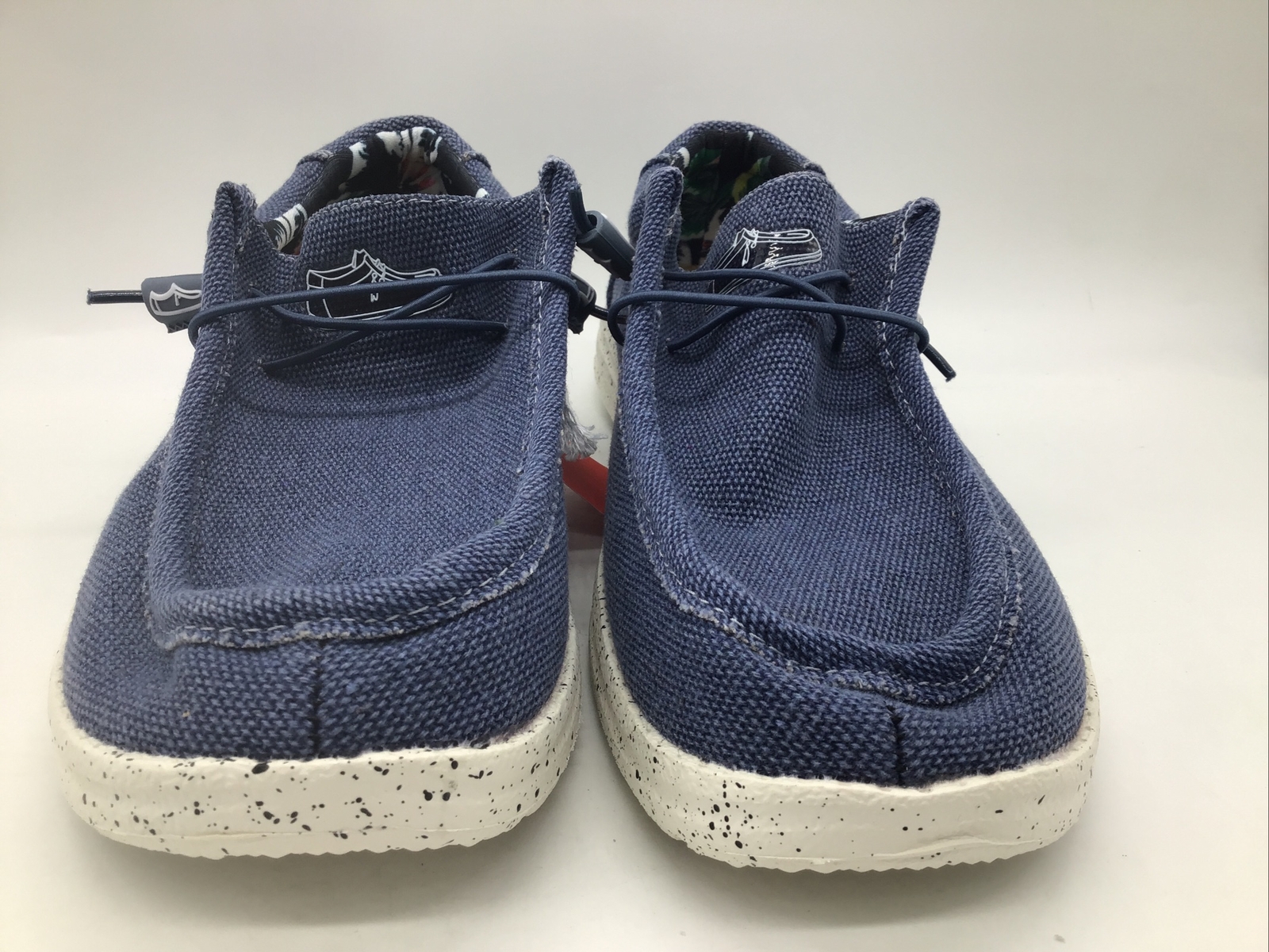 Women’s Blue Casual Canvas Slip On, Air Mesh Comfortable Loafers Sz. 11M