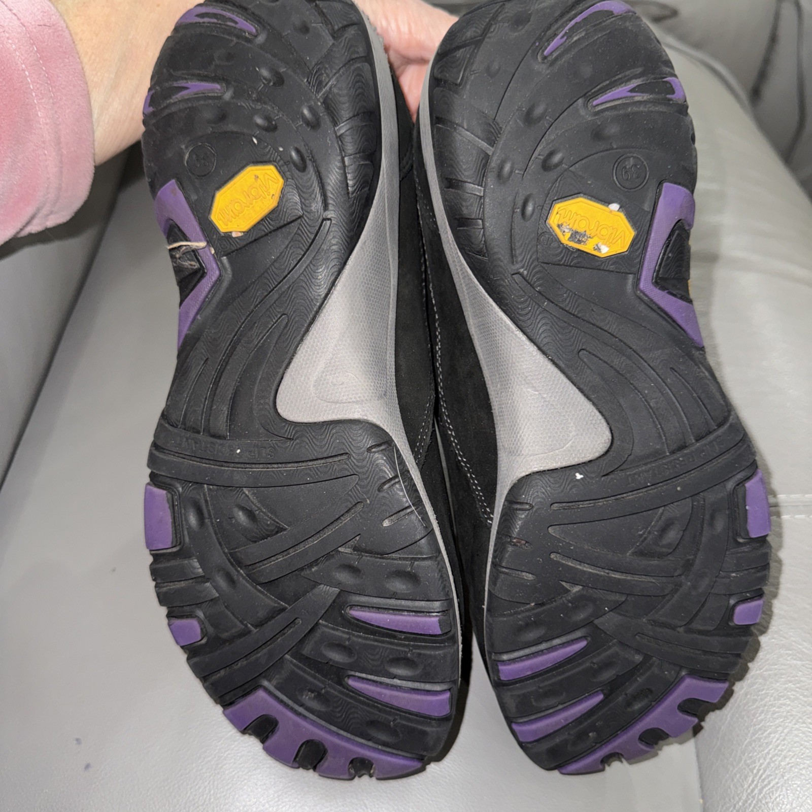 Women’s Dansko Black Nubuck Leather Patti Slip On Shoes Vibrant Soles 39