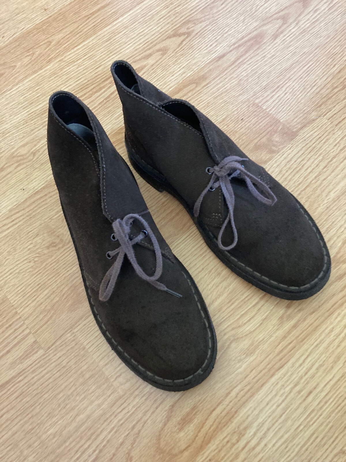 Clarks originals women’s desert boots brown suede, 8.5