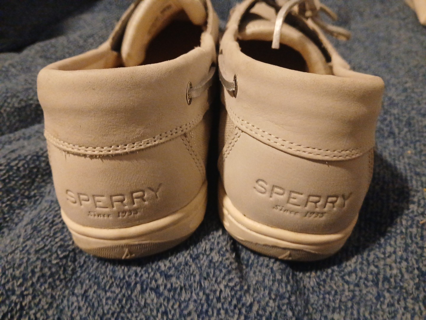 Sperry Top Sider Women’s Koi Fish Sparkle Slip On Flat Bottom Shoes No Box – 11