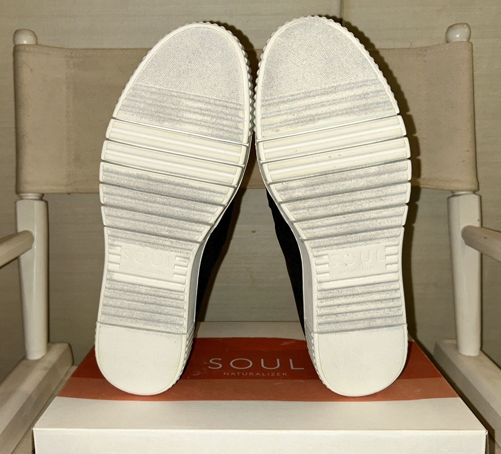Soul Naturalizer “Turner” Slip-On Sneakers Black Canvas Women’s Size 9M NIB