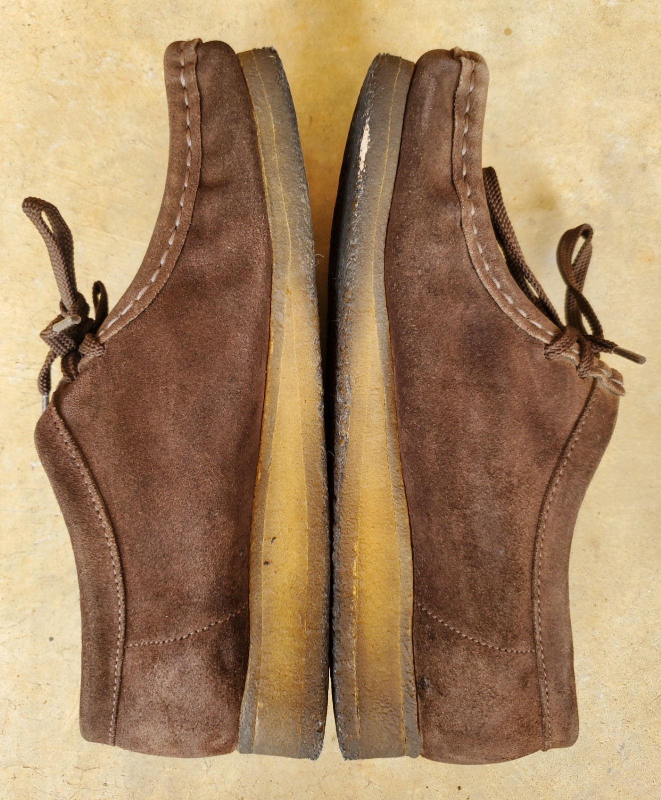 *Clarks*Originals♡Wallabee♡WomenSz.9●Dark Suede●Lace Up●Casual Shoes●Pre-Loved💗