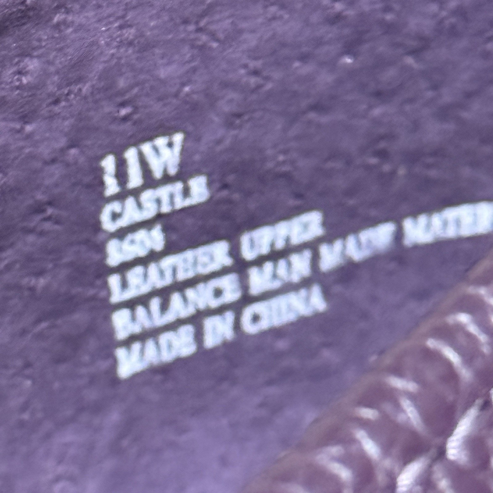 Cloud Walkers Castle Deep Purple Leather Slip On Comfort Shoes Womens 11W,NEW
