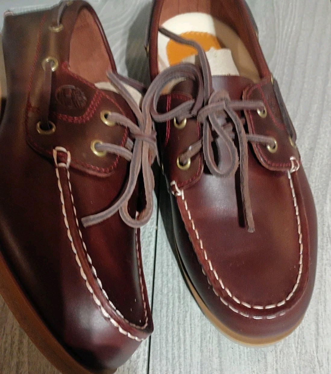 Women’s Timberland Premium Cedar Bay Boat Shoe Burgandy Sz 7.5 New In Box