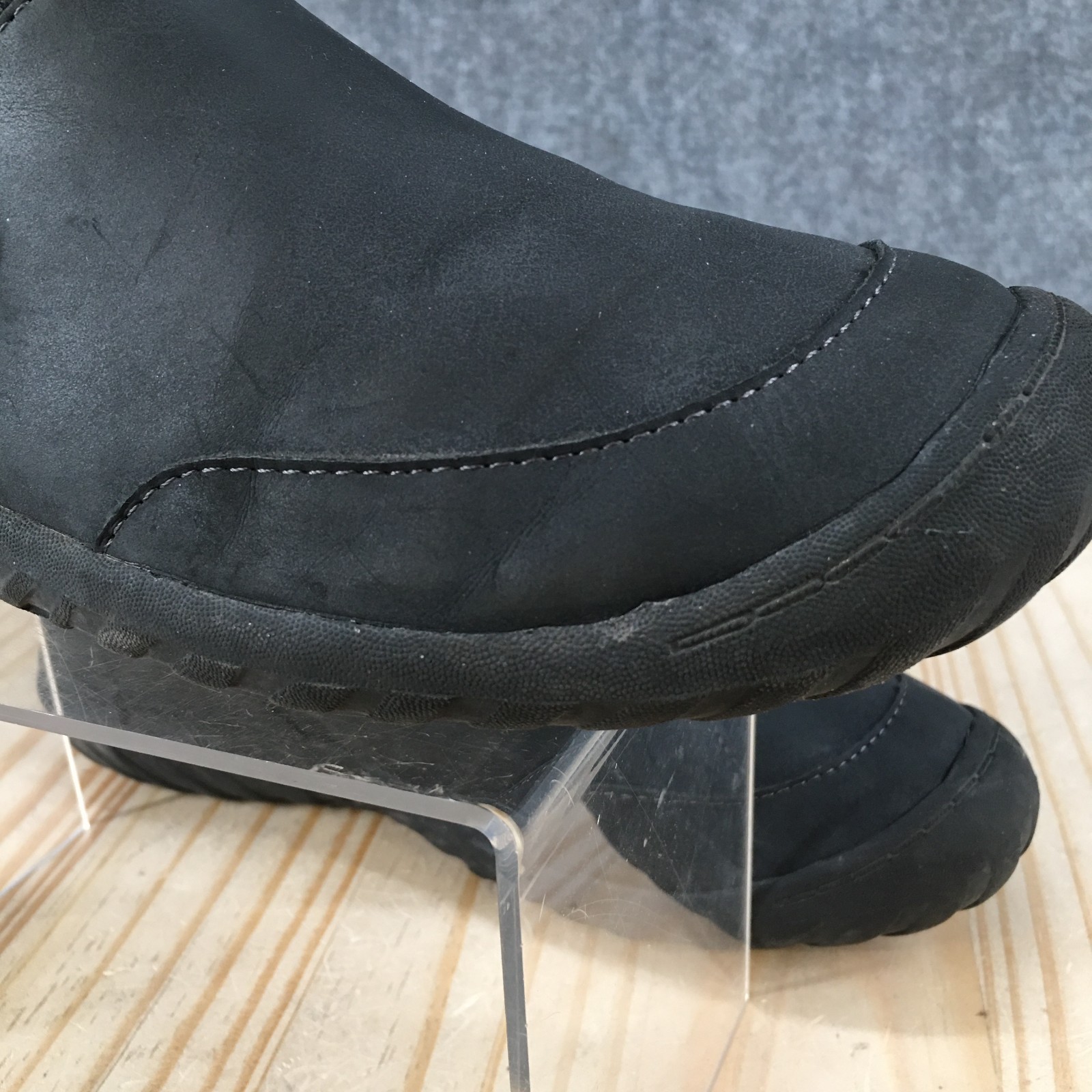 JSport by Jambu Alice Shoes Womens 9 M Slip On Round Toe Comfort Low Top Black