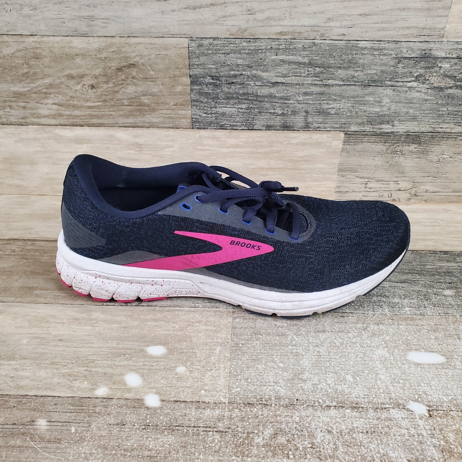Brooks Signal 3 Womens Shoes Sz 11 B Running Athletic Dark Blue Pink Sneakers