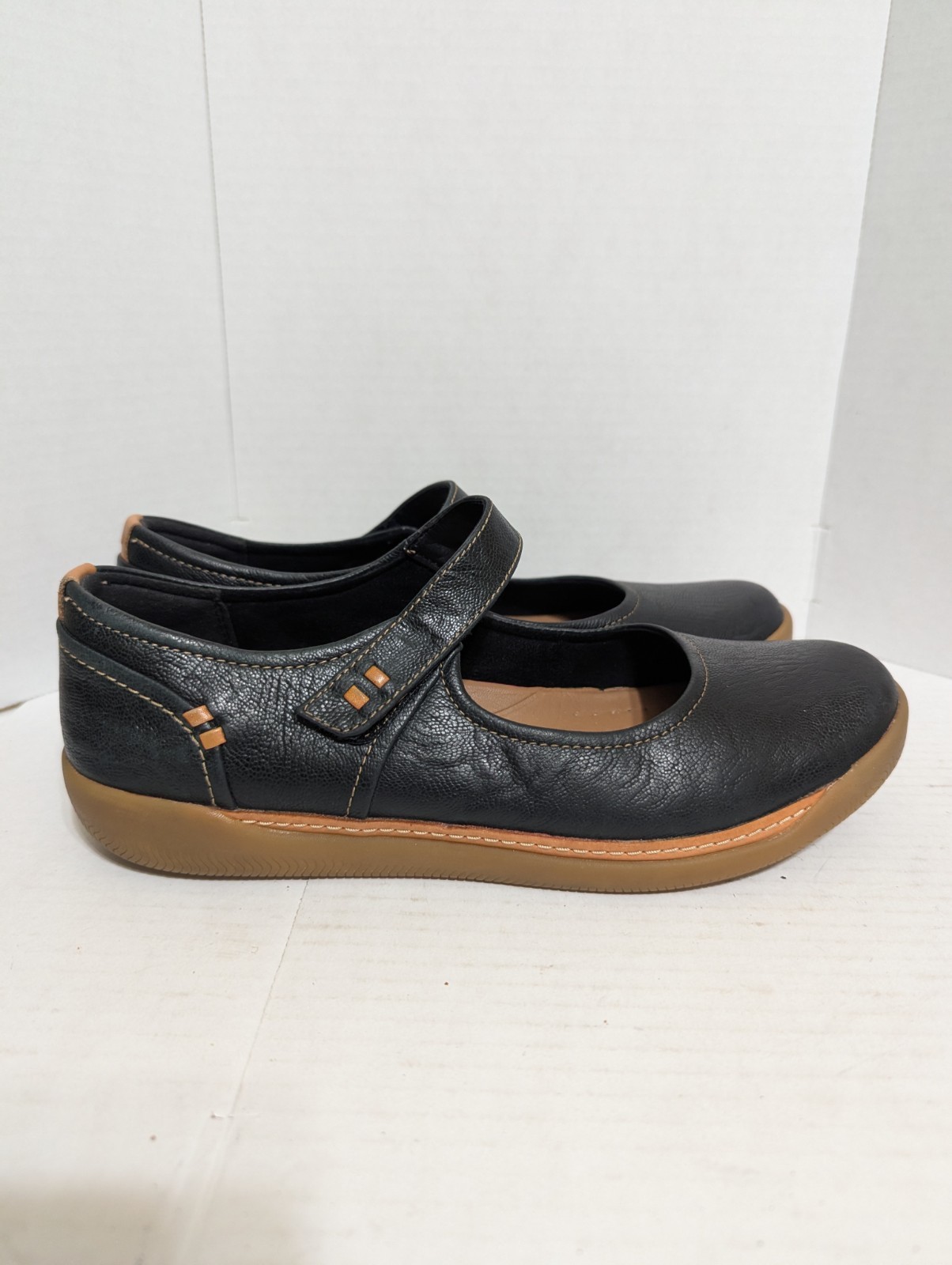 Clarks Unstructured Women’s Size 8 M Mary Jane Blue Sandals