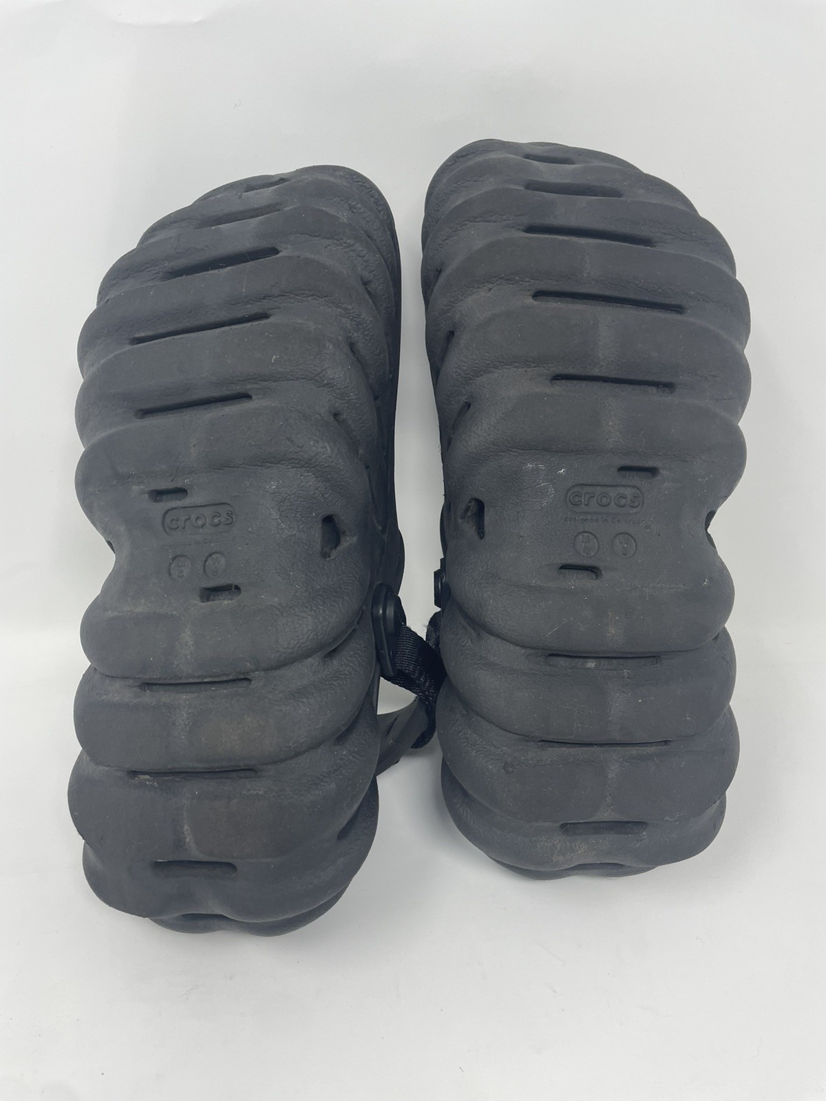 Crocs Pollex Clog Salehe Bembury Black Fingerprint Sole Rare Size M4 W6
