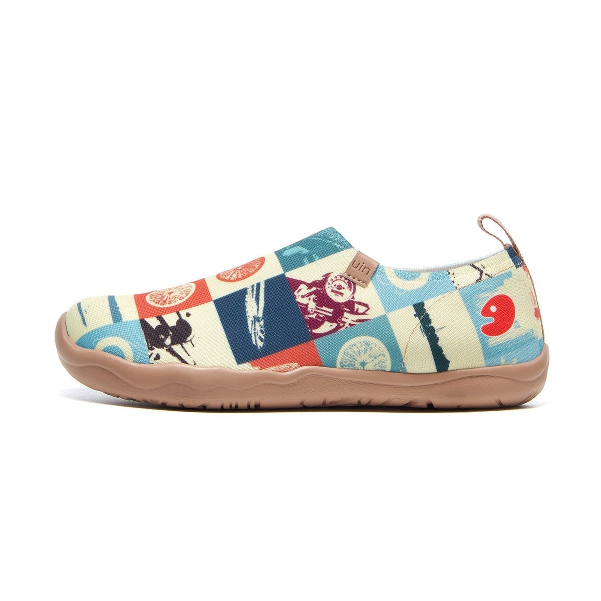 UIN Women’s Walking Shoes Slip On Casual (Travel Memoir 1 )