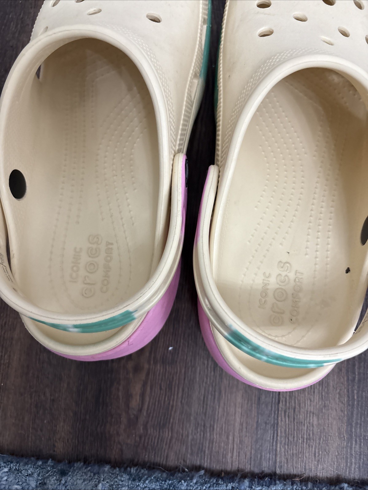 Crocs PLatform Clogs Sandals Ombré Women’s 10