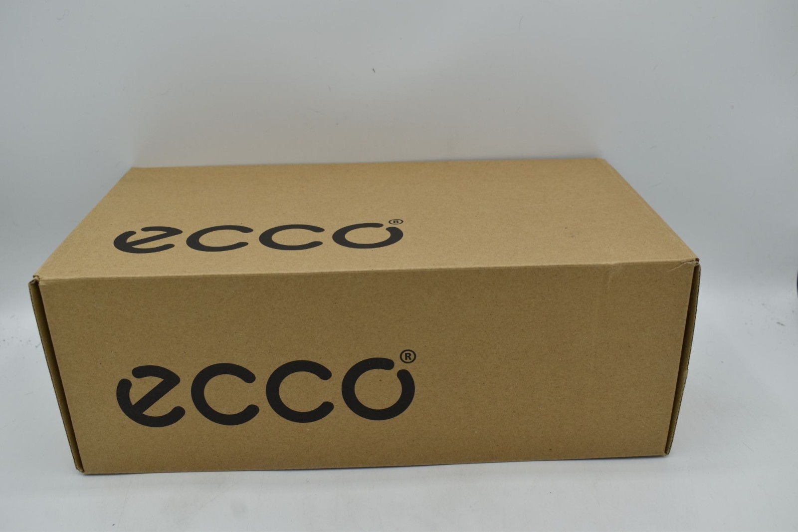 ECCO EU 41 US 10-10.5 Travel Perforated Concrete Leather Slip On Sneakers Shoes