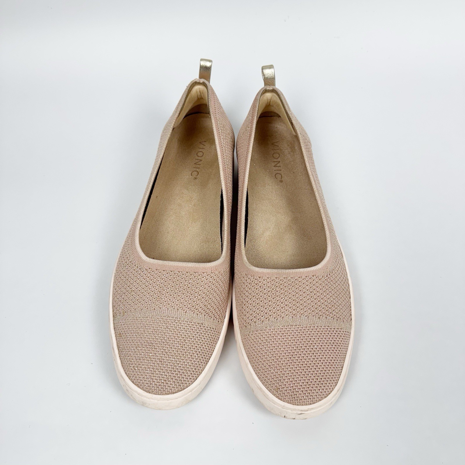 Vionic Women’s Uptown Skimmer Knit Slip-Ons Size 1 1Light Pink