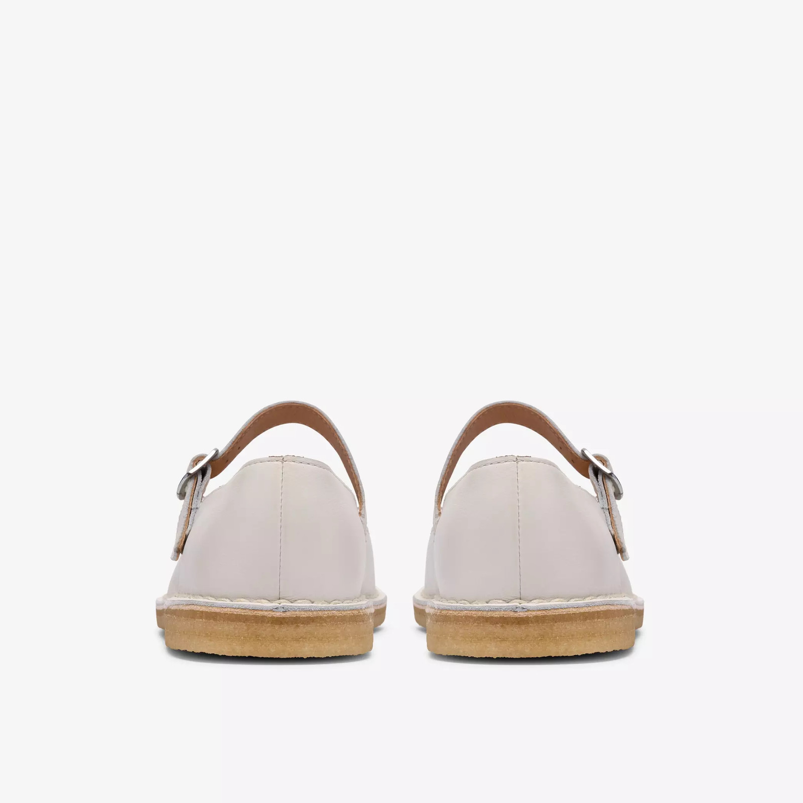 Clarks Women’s Desert Jane White Leather 26187453