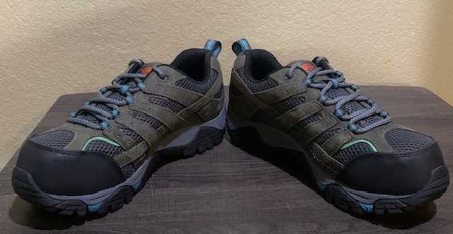 MERRELL Moab Vertex Vent Composite Safety Toe Women’s Work Shoes J11582 sz 8.5 M