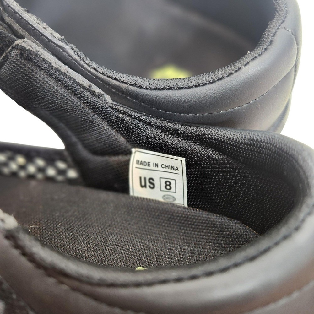 AOV Walking Shoes Womens 8 Black Mesh Mary Jane Air Cushion Orthopedic