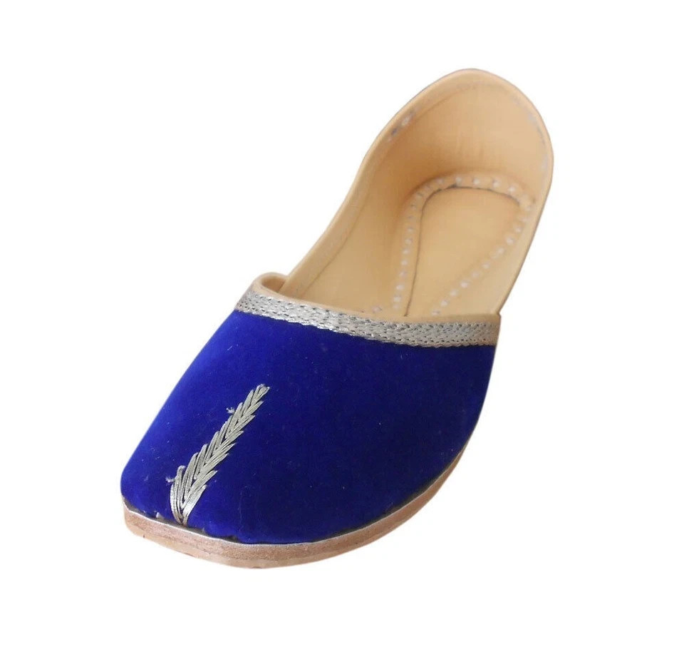 Women Casual Shoes Indian Handmade Flip-Flops Leather Punjabi Mojaries US 6-11