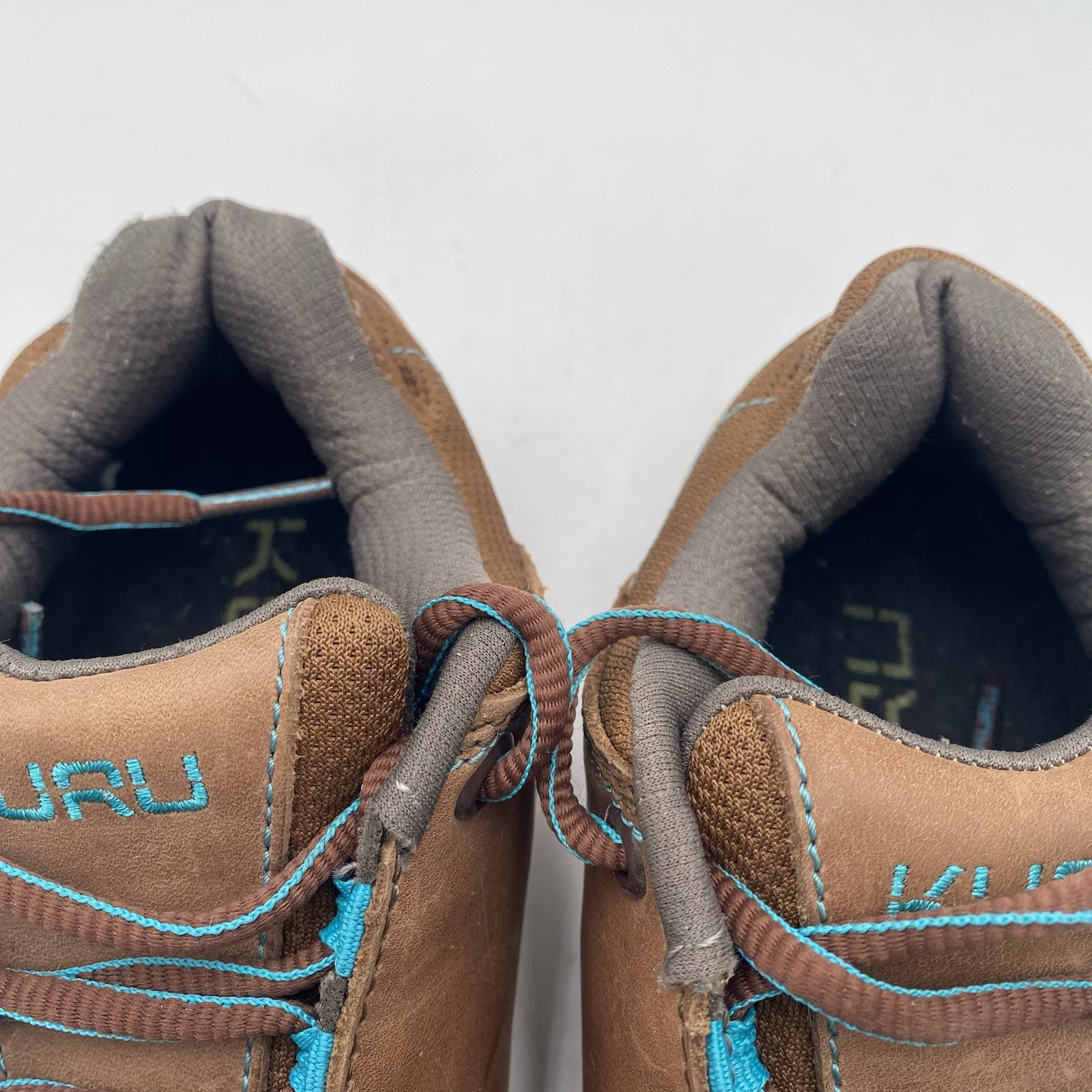 KURU Chicane Womens Hiking Walking Leather Shoes Size 6 Brown Leather Trail