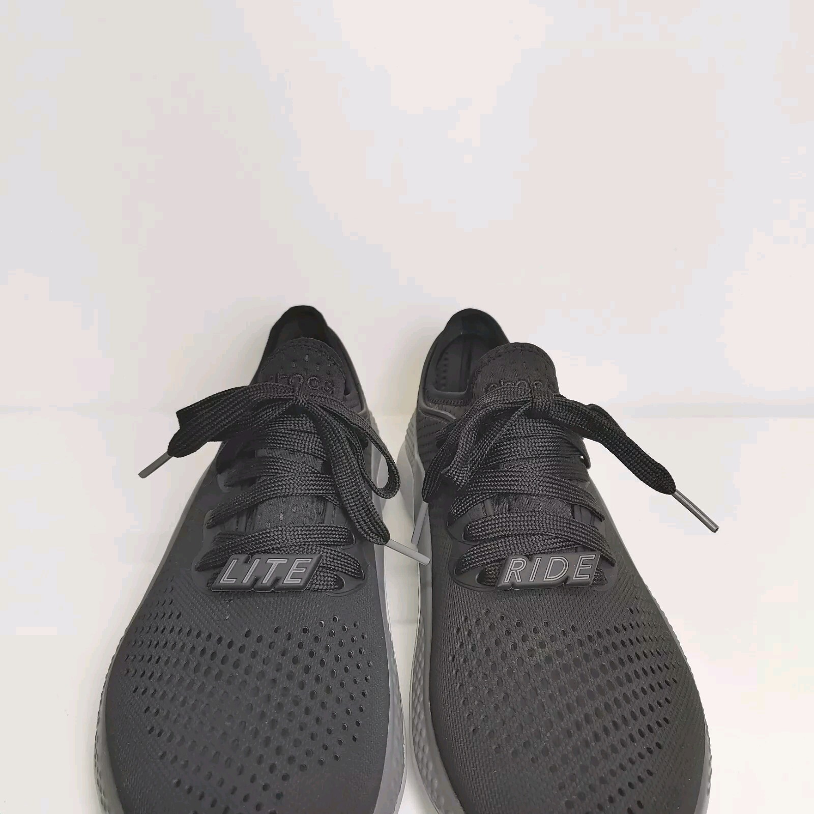 Crocs Women’s Literide 360 Pacer Shoes Size 10 Black/Slate Grey