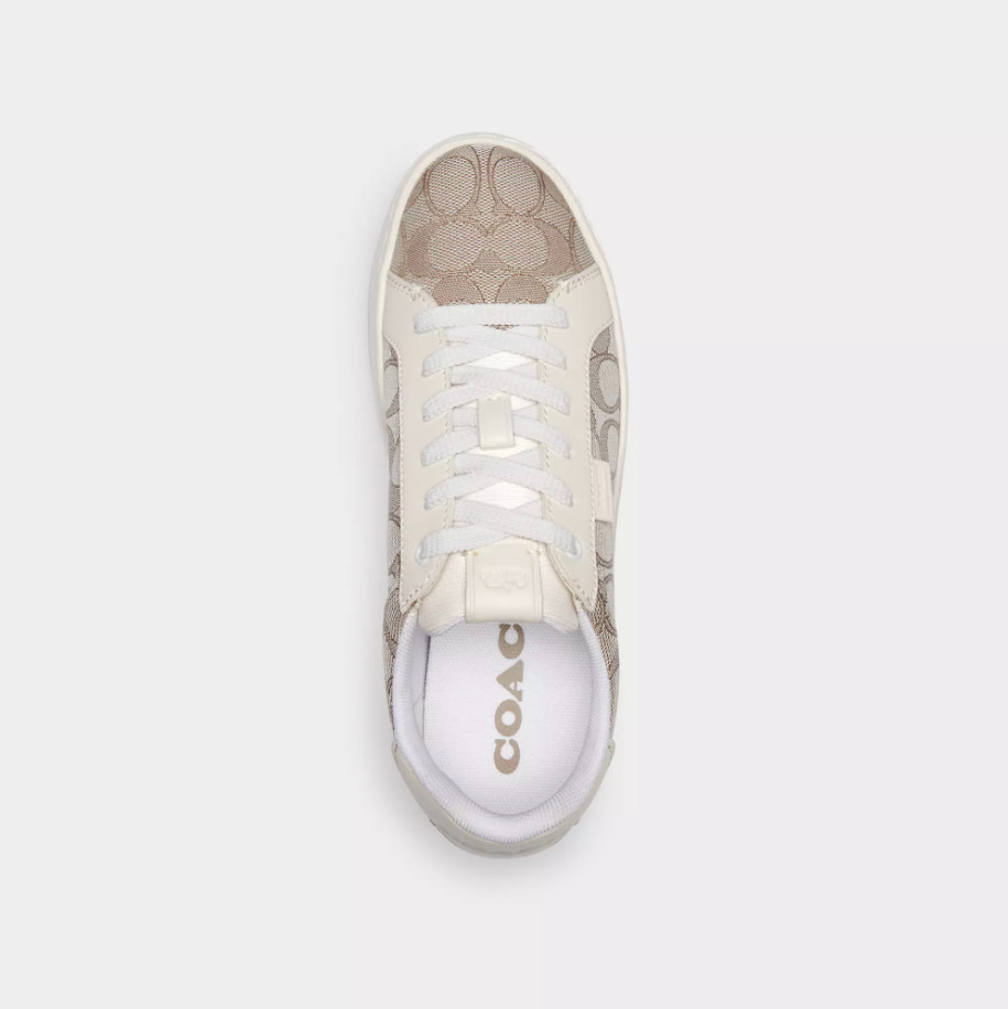 Coach Lowline Luxe Signature Jacquard Low Top Sneaker MSRP$155 CHIC & STYLISH