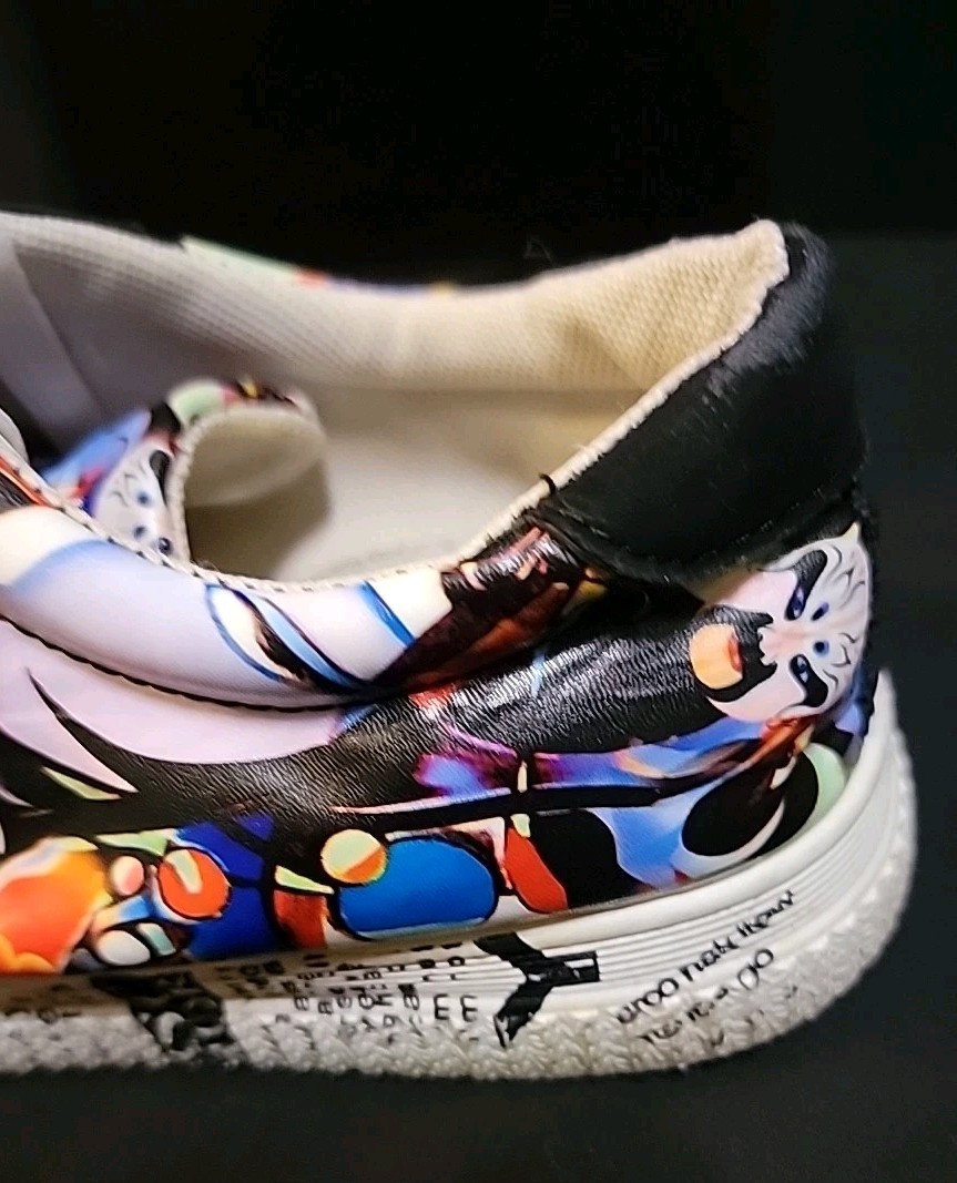 SHE & IN Graffiti Clown Print SHOE SIZE 41 US 10 See Photos Size Chart Sneaker