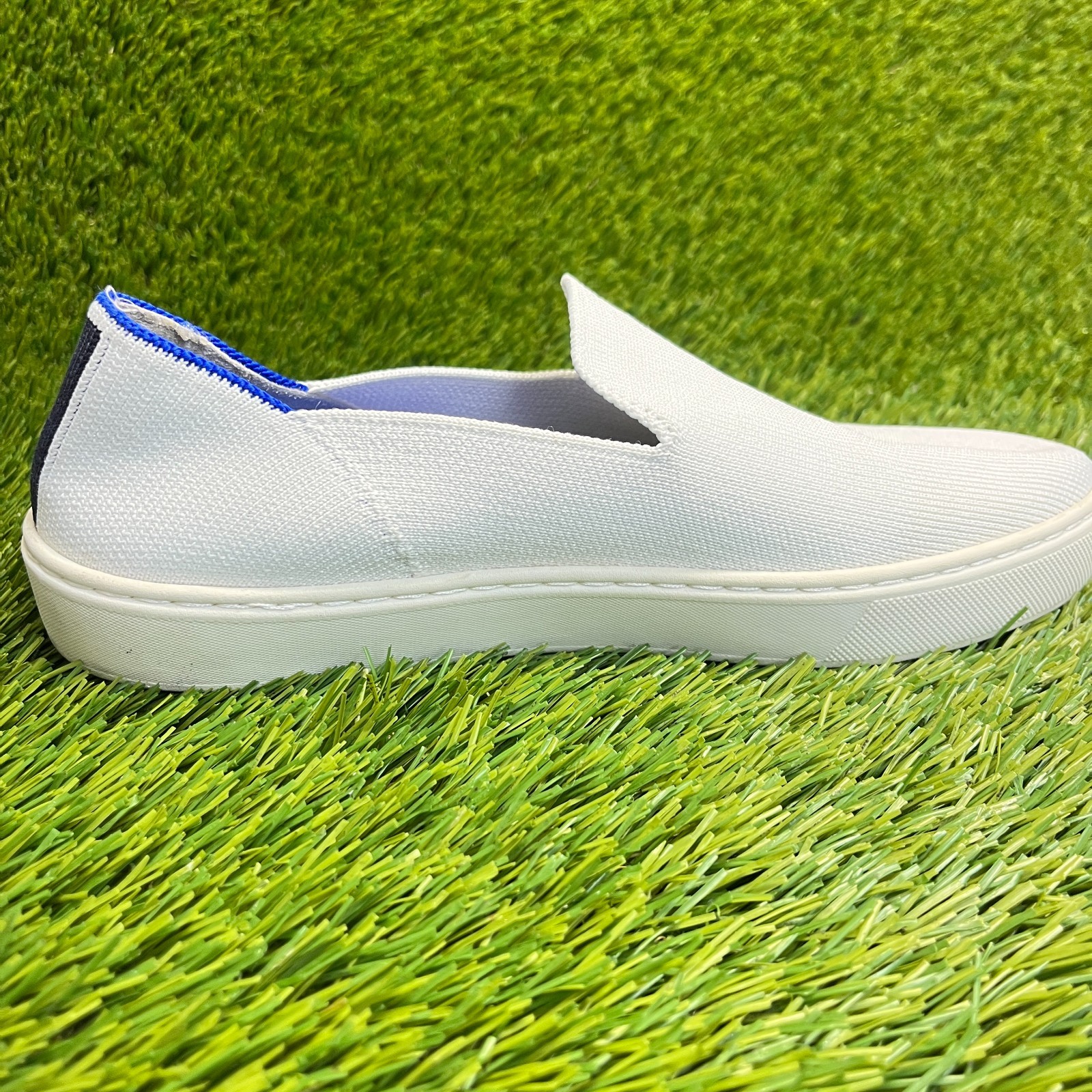 Rothy’s The Original Womens Size 7 White Casual Walking Slip On Shoes Sneakers