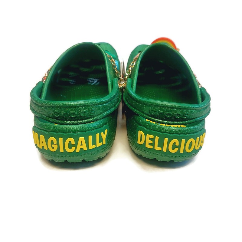 CROCS Lucky Charms Cereal Classic Clogs Mens Size 11 Womens 13 Glitter Croslite