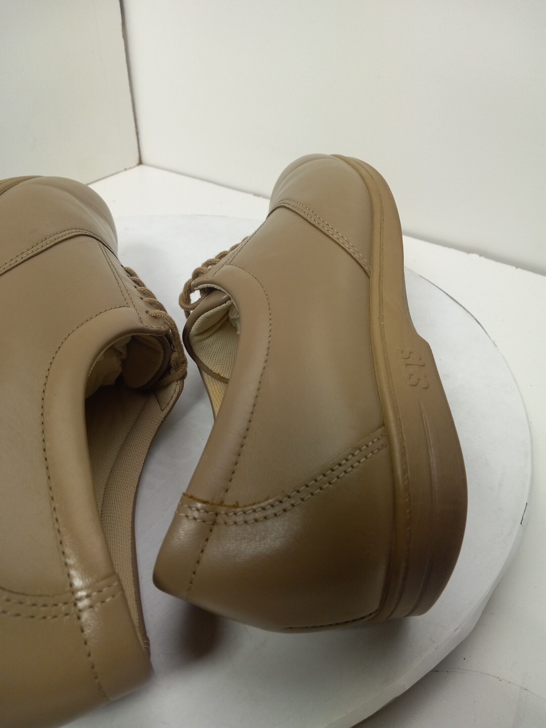 SAS Tripad Comfort Shoes Mocha Brown Leather Whisper Lace Womens Sz 8.5 S Slim