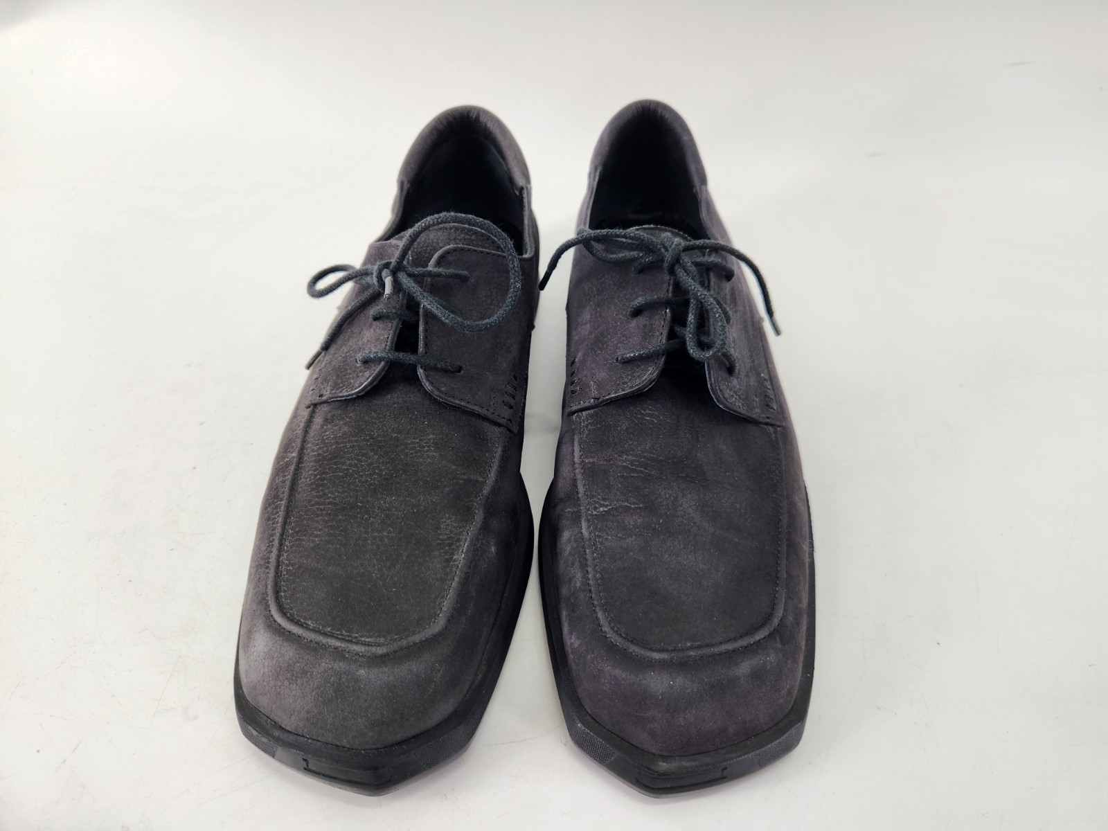 Bally Feldam Black Nubuck Leather Lace Shoe Size 9 Women’s Comfort New
