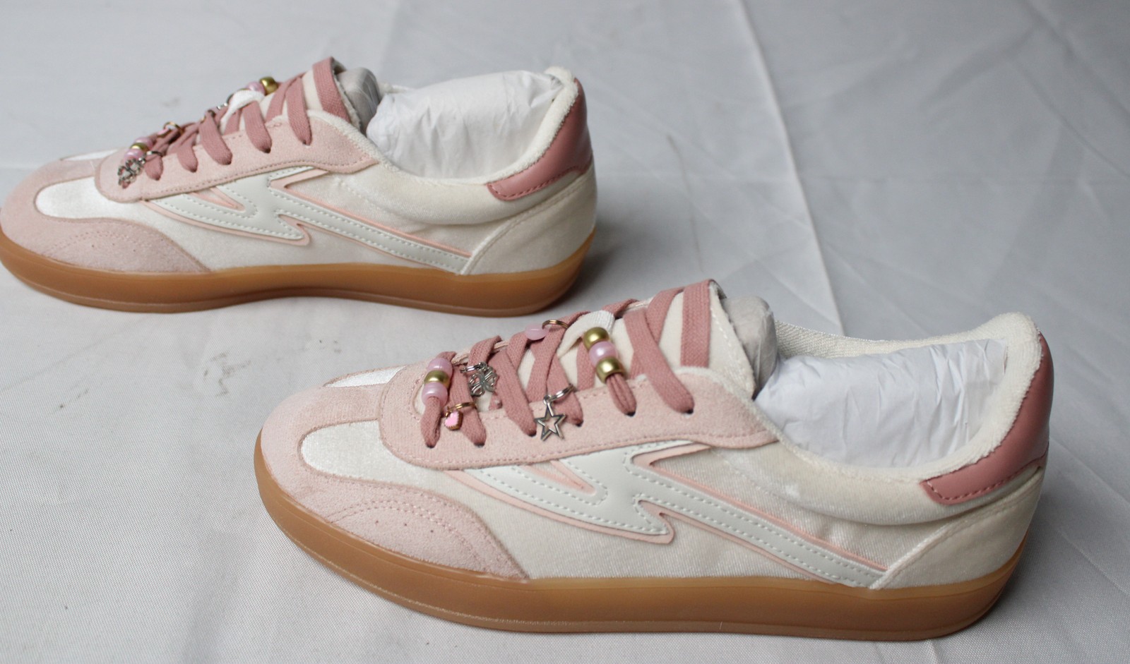 Madden Girl Women’s Giia Fashion Sneakers AC2 Light Pink/Mauve Size US: 8.5M