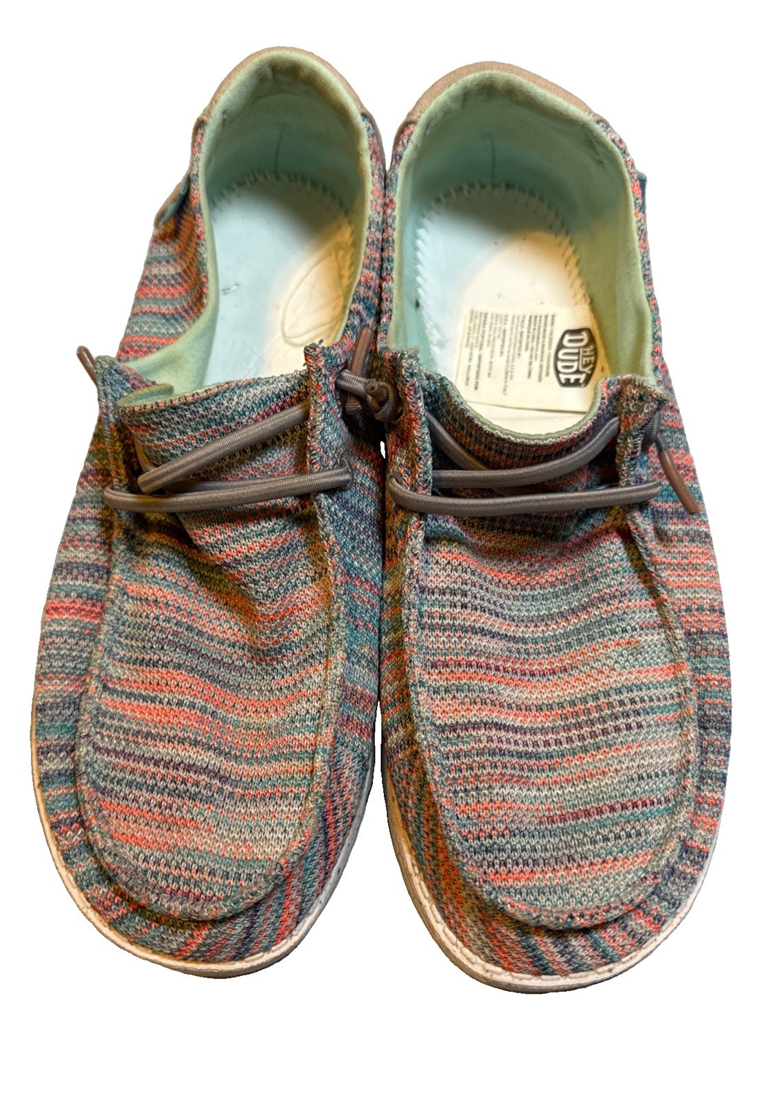 Hey Dude Wendy Sox Sunset Pink Women’s Sneaker Slip-On Size Women’s US 9