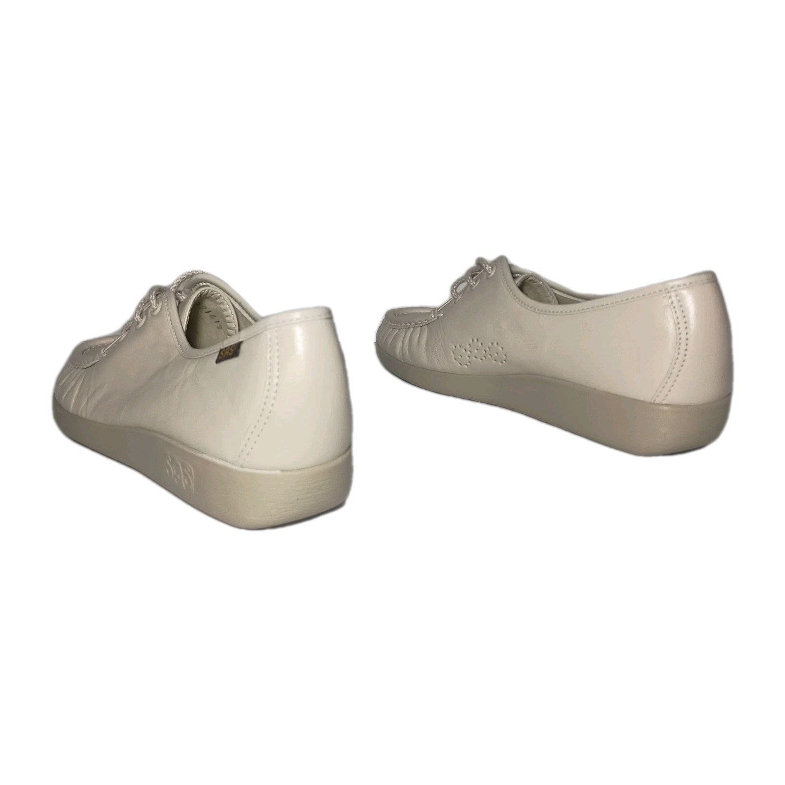SAS Women’s Siesta Comfort Shoes In Bone Size 9 Made In USA Handsewn