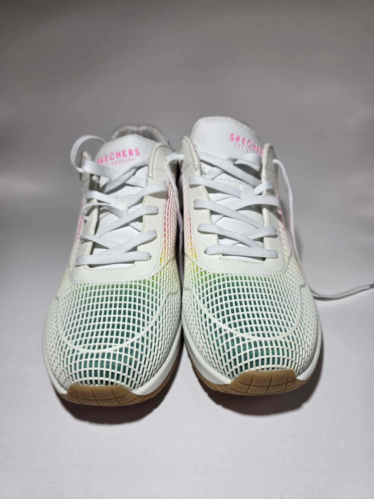 Skechers Women’s Multicolor Mesh Sneakers Air Cooled Memory Foam.
