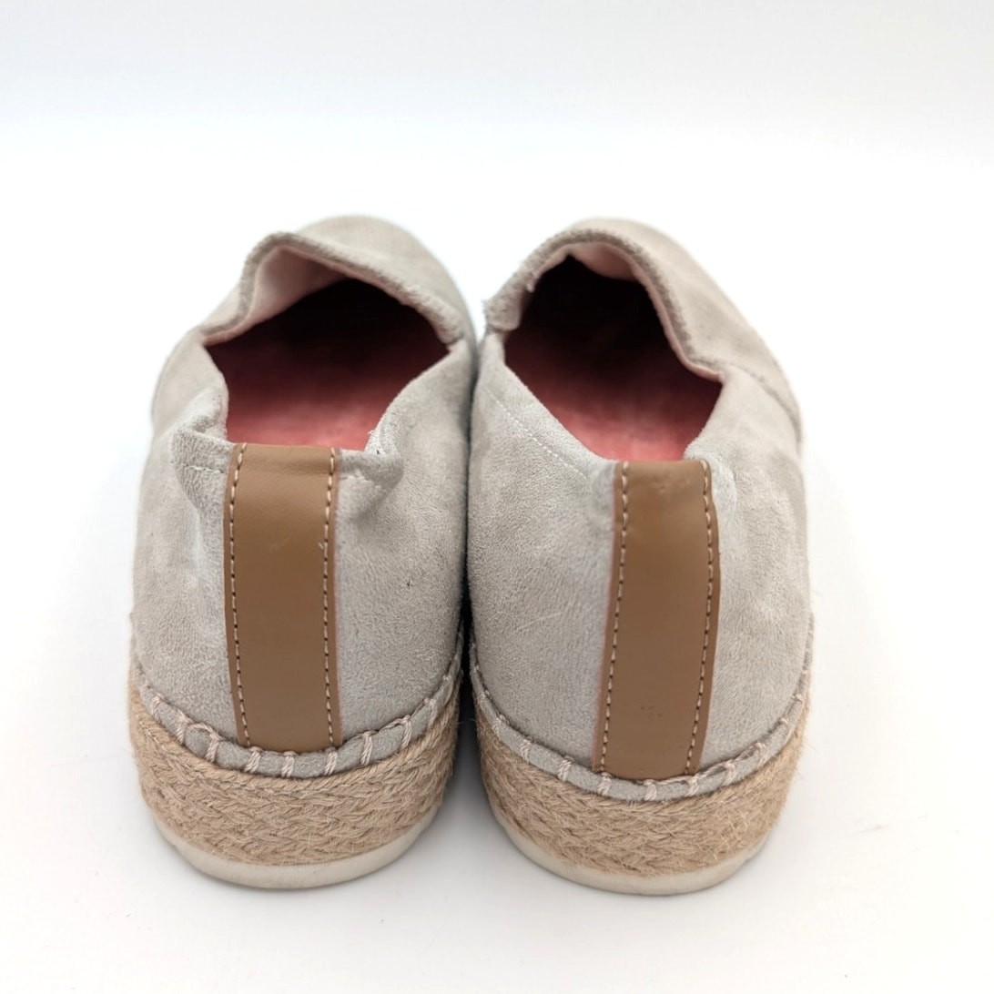 Dr. Scholl’s Sunray Espadrilles Slip On Shoes Women’s Oyster Grey Size US7M EU37