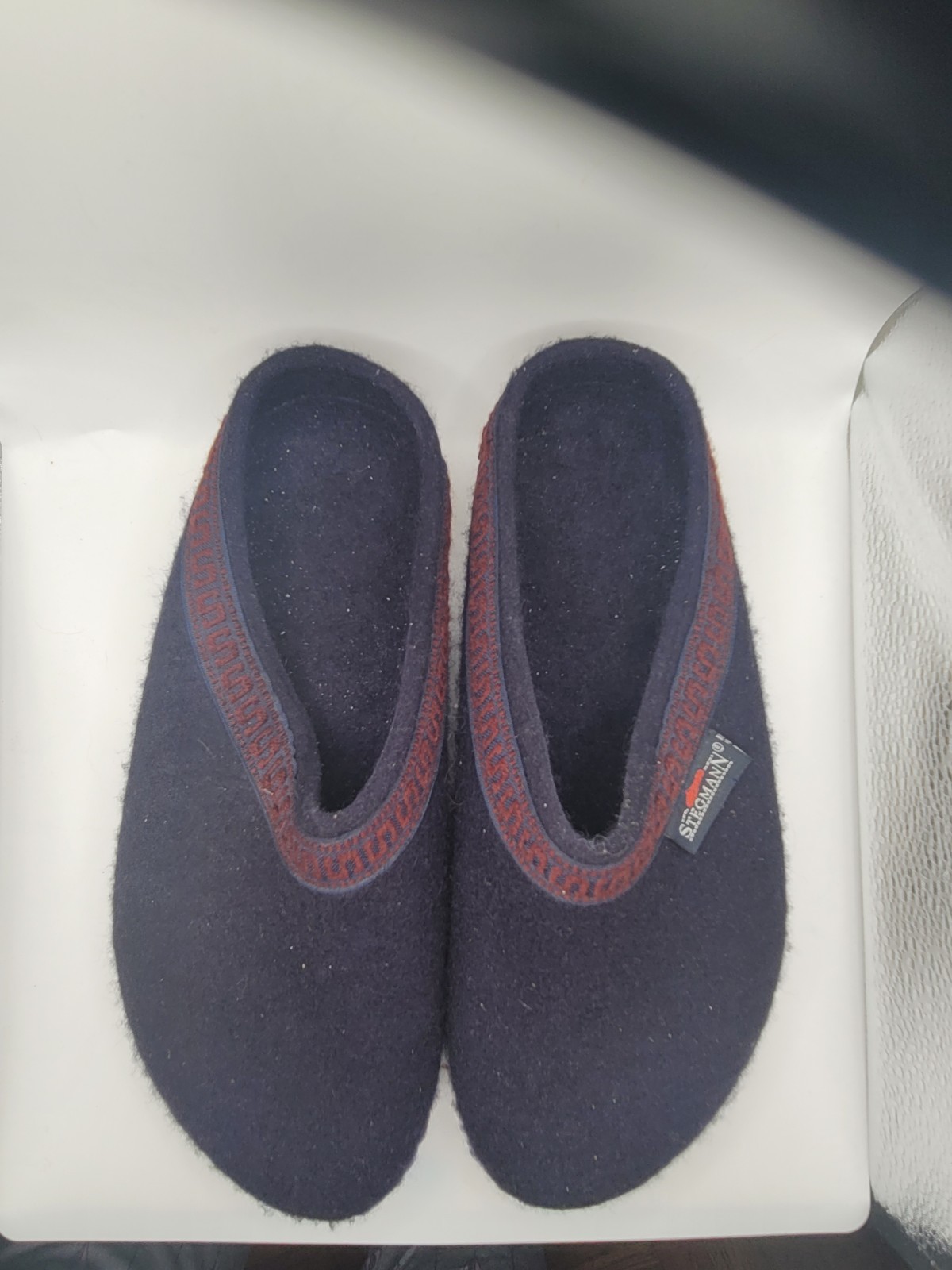 Stegmann Women’s Original 100% Wool Slip On Clog – Black – Size EU 38 US 7.5