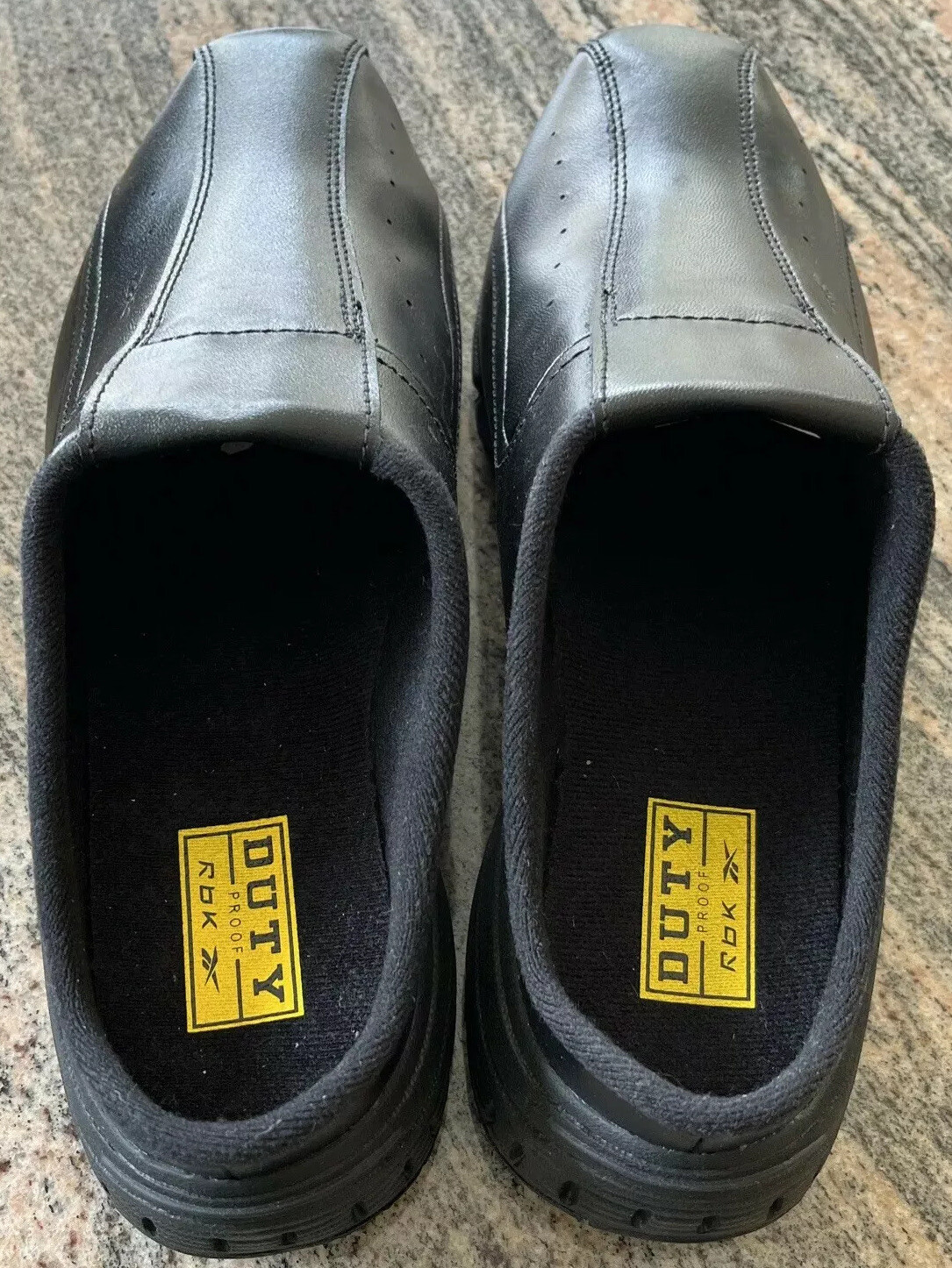 Brand New Vintage Women’s Black Reebok Duty Proof Slip-On Mules Size 11