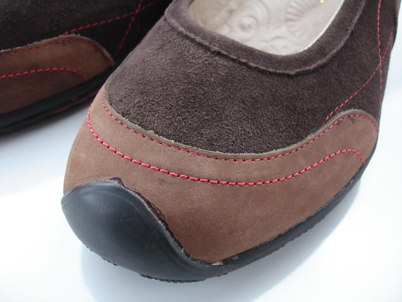 Women’s 9.5 M Jambu All Terra Formosa Mary Jane Brown Suede Leather Shoes Wedge